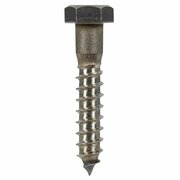 HOMECARE PRODUCTS 832066 0.375 x 2 in. Hex Head Lag Bolt  Stainless Steel HO1684613